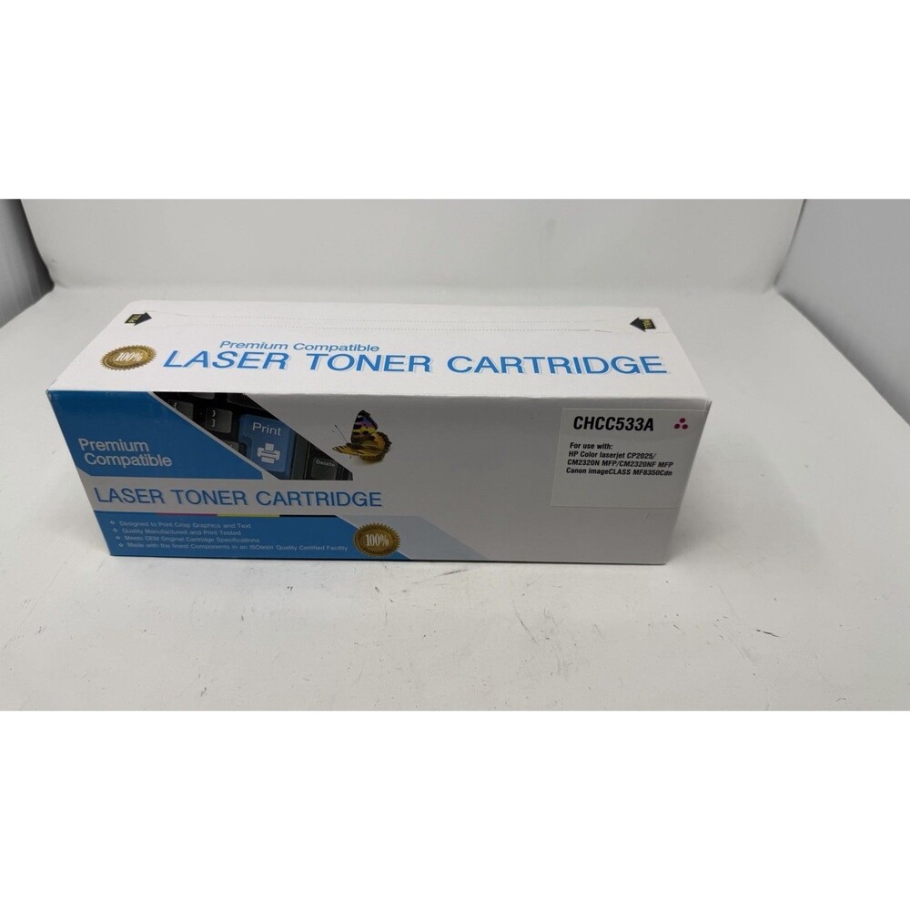 Magenta Laser Printer Toner Cartridge CHCC533A New